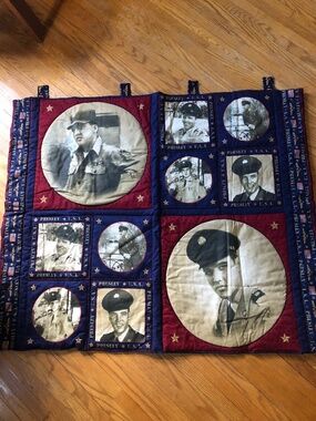 Elvis Presley wall art quilt